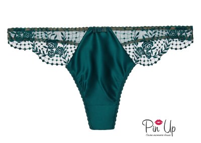 Стринги Julie’s Roses Deep Teal
