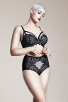 Трусики завышенные Dahlia black М2