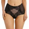 Трусики завышенные Dahlia black М2